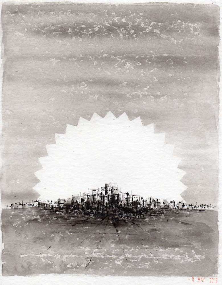 City of Dreams | Ink drawing | ISONERV | Art 
