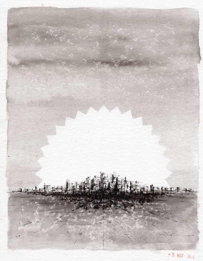 City of Dreams | Ink drawing | ISONERV | Art