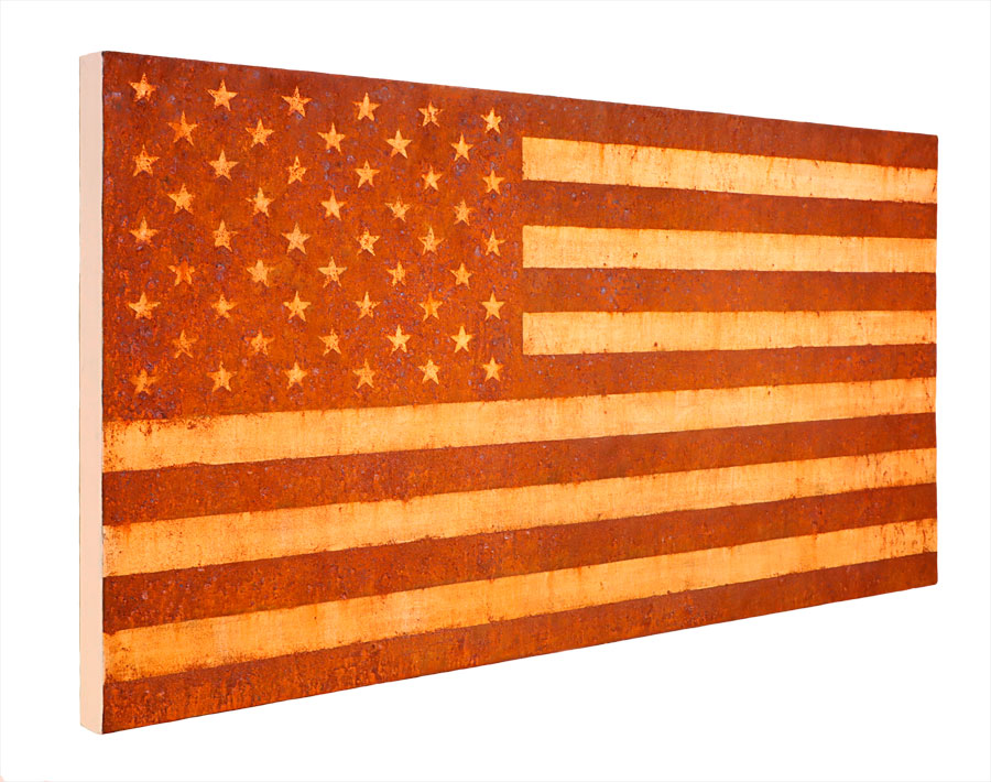 ISONERV | Artist | Eternal Rain - Rusted USA Flag
