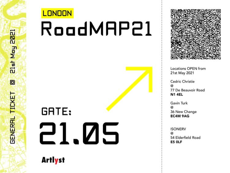  ISONERV | Retard | Road MAP 21, Vanya Balogh | Cedric Christie | Gavin Turk | E5 0LF 
