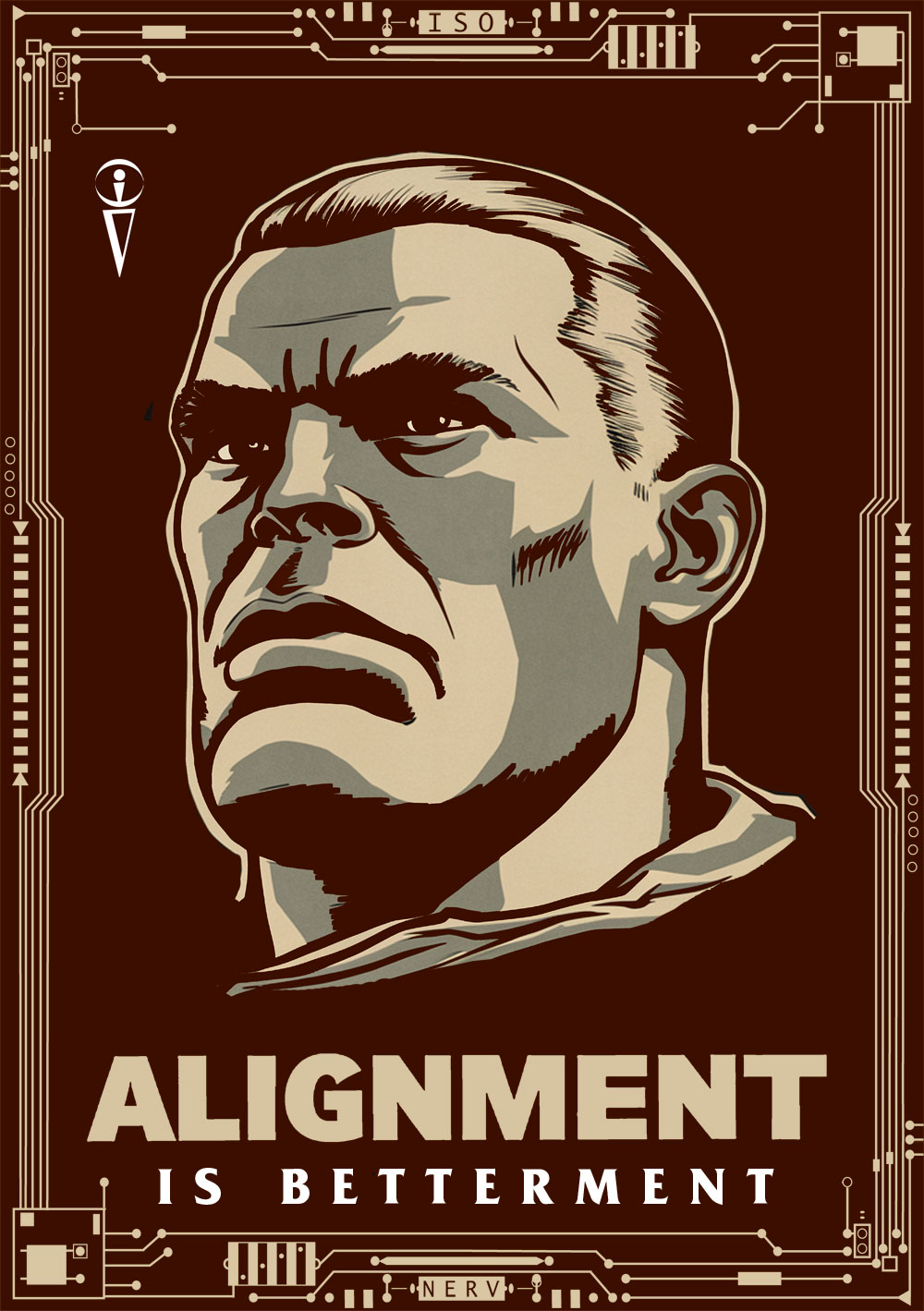 Alignment then Fulfilment | ISONERV | Screenprint | Art