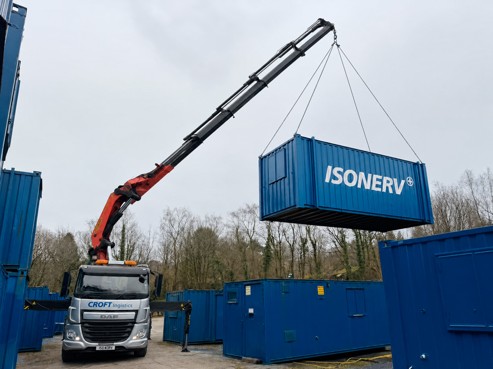 ISONERV+ | shipping container | Poster | Sicker | Hackney Surveillance |