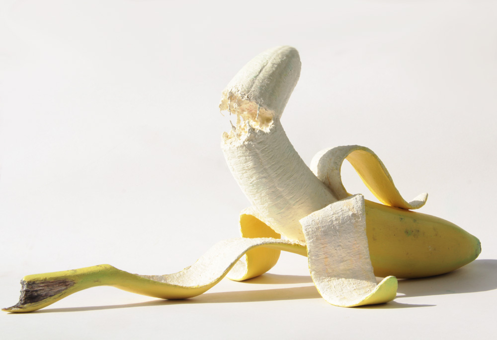 banana revelation michael croft sculpture
